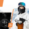 Qunature 13230023010 Ski-Sturmhaube für Fahrrad und Motorrad, Größe M, schwarz