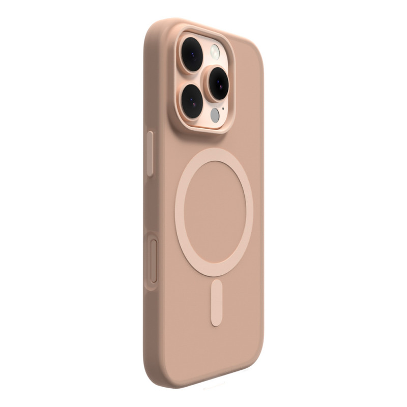 Puro Daylight MagSafe-Silikonhülle für iPhone 16 Pro Max, Beige