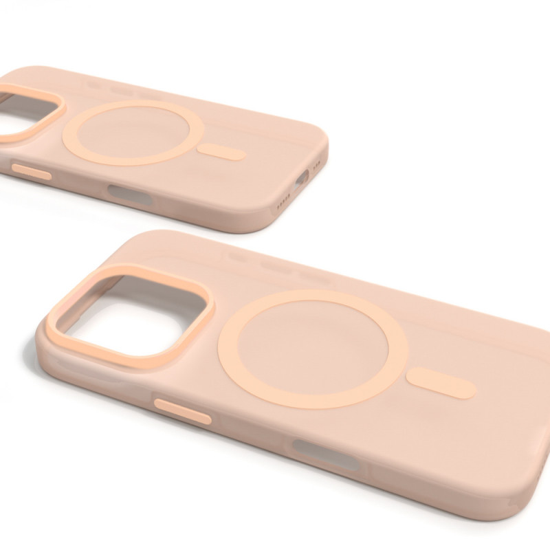 Puro Daylight MagSafe-Silikonhülle für iPhone 16 Pro Max, Beige