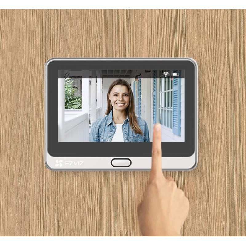 Ezviz CP4 4 MP Wi-Fi Türspion, silber