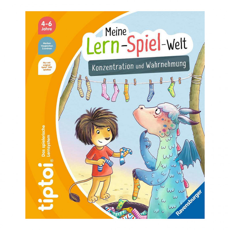 Ravensburger tiptoi Meine Lern-Spiel-Welt: Konzentration und Wahrnehmung (49281)