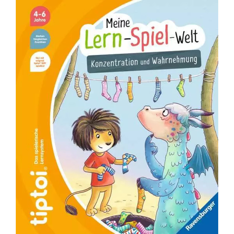 Ravensburger tiptoi Meine Lern-Spiel-Welt: Konzentration und Wahrnehmung (49281)