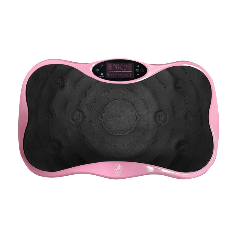 Extralink Moonwalk SpinMove Vibrationsplattform für Fitness, 200 W, pink