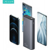 USAMS PB59 US-CD165 Powerbank 30000 mAh, 65 W, 2x QC3.0 + PD, schwarz, mit USB-C-auf-USB-C-Kabel