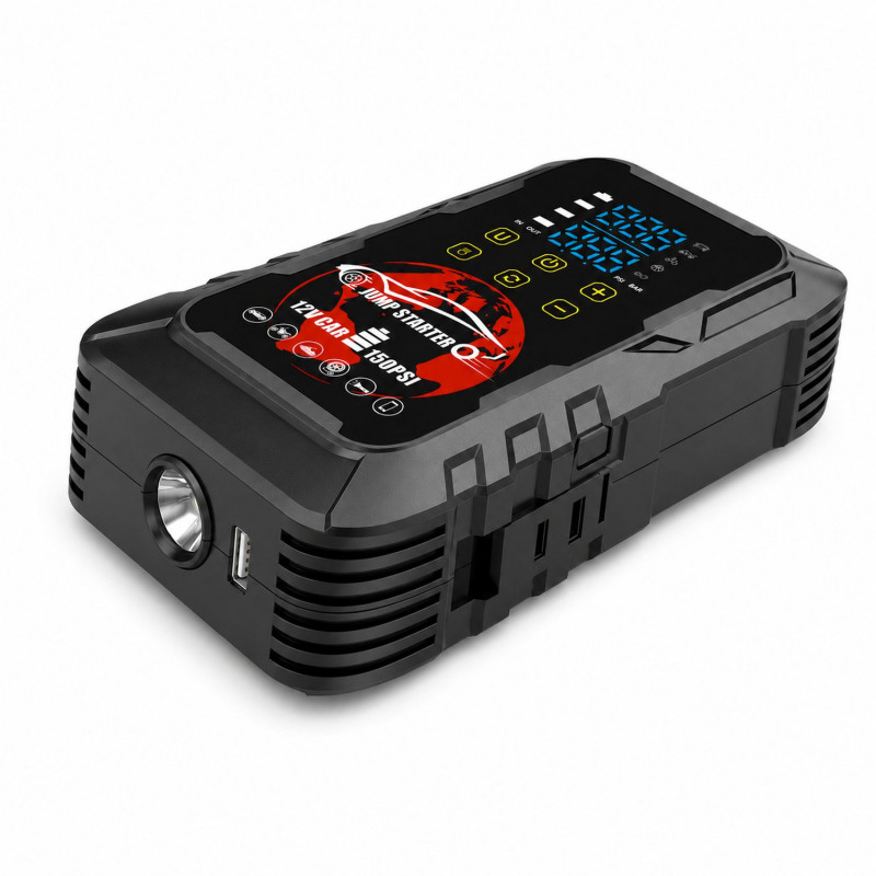 Extralink MaxJump 9 Xtreme 2-in-1 Starthilfe und Kompressor, 8000 mAh