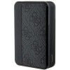 Guess GUPB10DP4GEGK Powerbank 10000 mAh, 18 W, 4G Leather Metal Logo, schwarz