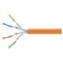 Equip 404553 Cat7 S/FTP Installationskabel als Meterware, 1000 m, halogenfrei (LSZH), orange