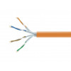 Equip 404553 Cat7 S/FTP Installationskabel als Meterware, 1000 m, halogenfrei (LSZH), orange