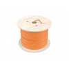 Equip 404553 Cat7 S/FTP Installationskabel als Meterware, 1000 m, halogenfrei (LSZH), orange