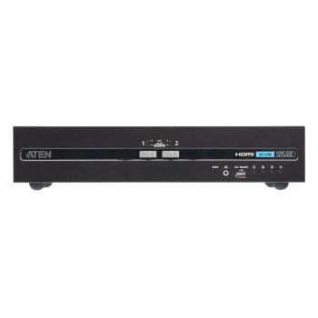 ATEN CS1142H4C-AT-G 2-Port USB 4K HDMI Dual-Display Secure KVM-Switch mit CAC