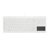 Active Key AK-C7412 USB-Tastatur, französisches Layout, weiß