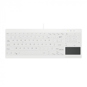 Active Key AK-C7412 USB-Tastatur, französisches Layout, weiß