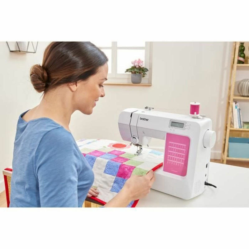 Brother CS120WTS Nähmaschine, White Rose