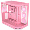 HYTE Y50 Strawberry Milk PC-Gehäuse, hellrosa, Hartglas x 3