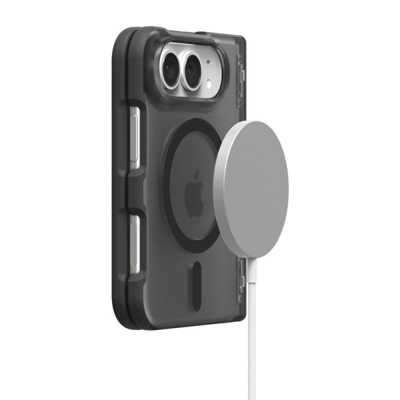 Spigen Ultra Hybrid Pro MagFit Hülle für Apple iPhone Duo, Frost Black