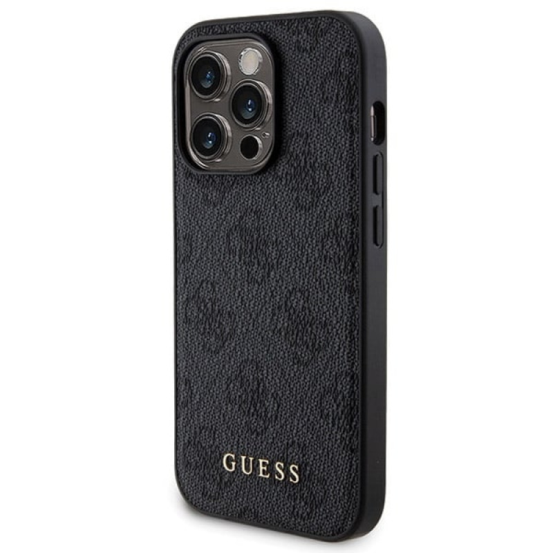 Guess GUBPM5P13X4GEMGK Apple iPhone 13 Pro Max Hardcase + 5000 mAh MagSafe Powerbank Bundle, 4G Metal Logo, schwarz