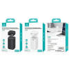 USAMS US-CD217 XMF Series Powerbank 18000 mAh, PD 45W Schnellladung, mit Lightning-Kabel, schwarz