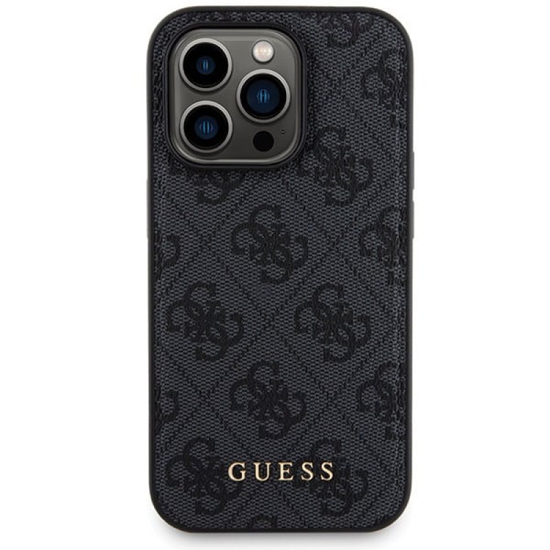 Guess GUBPM5P14X4GEMGK Apple iPhone 14 Pro Max Hardcase + 5000 mAh MagSafe Powerbank Bundle, 4G Metal Logo, schwarz