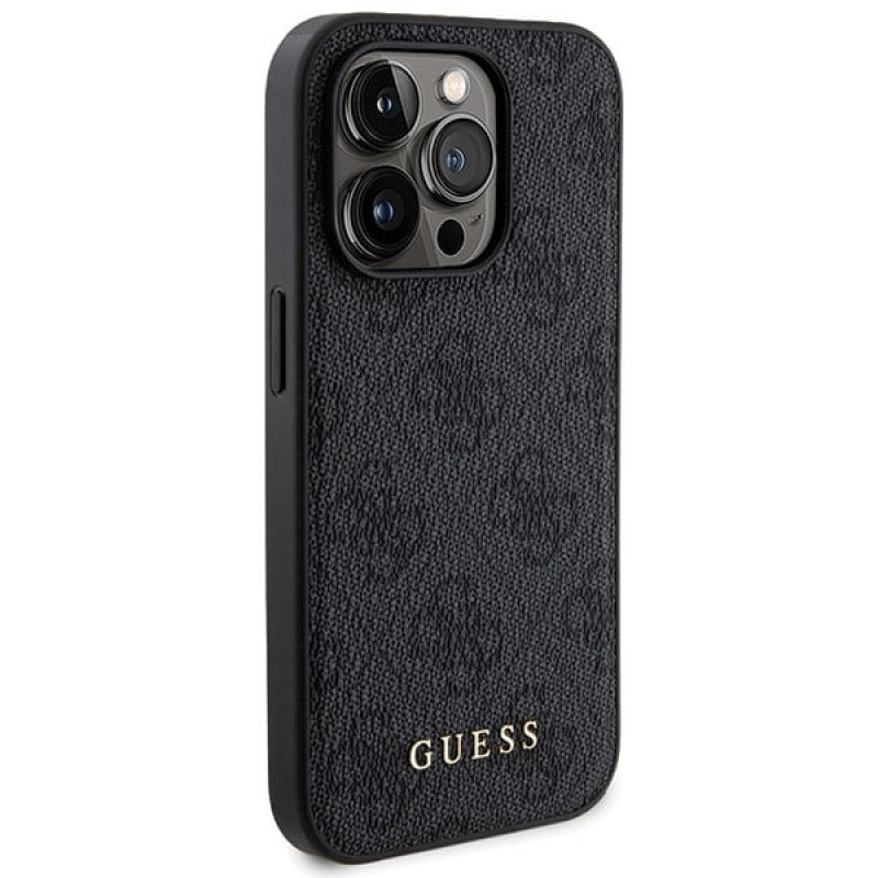 Guess GUBPM5P14X4GEMGK Apple iPhone 14 Pro Max Hardcase + 5000 mAh MagSafe Powerbank Bundle, 4G Metal Logo, schwarz