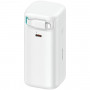 USAMS US-CD217 XMF Series Powerbank 18000 mAh, PD 45W Schnellladung, mit Lightning-Kabel, weiß