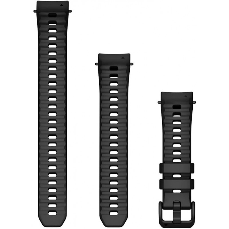 Garmin 20 mm Silikonarmband für Instinct E 40 mm, 010-13397-01, schwarz
