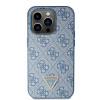 Guess GUHCP14XP4TDSCPB Apple iPhone 14 Pro Max blaues Hardcase, Crossbody 4G Metal Logo