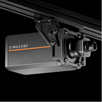 Simucube Wheelbase Mount v2 Halterung, -24 bis +20 Grad Neigung, Aluminium, Schwarz
