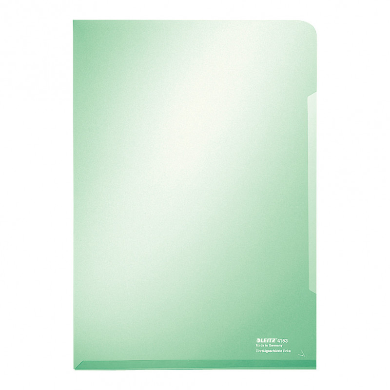 Leitz Super Premium 41530099 Dokumentenhüllen, A4, PVC, farbig sortiert, 0,15 mm, oben und seitlich offen