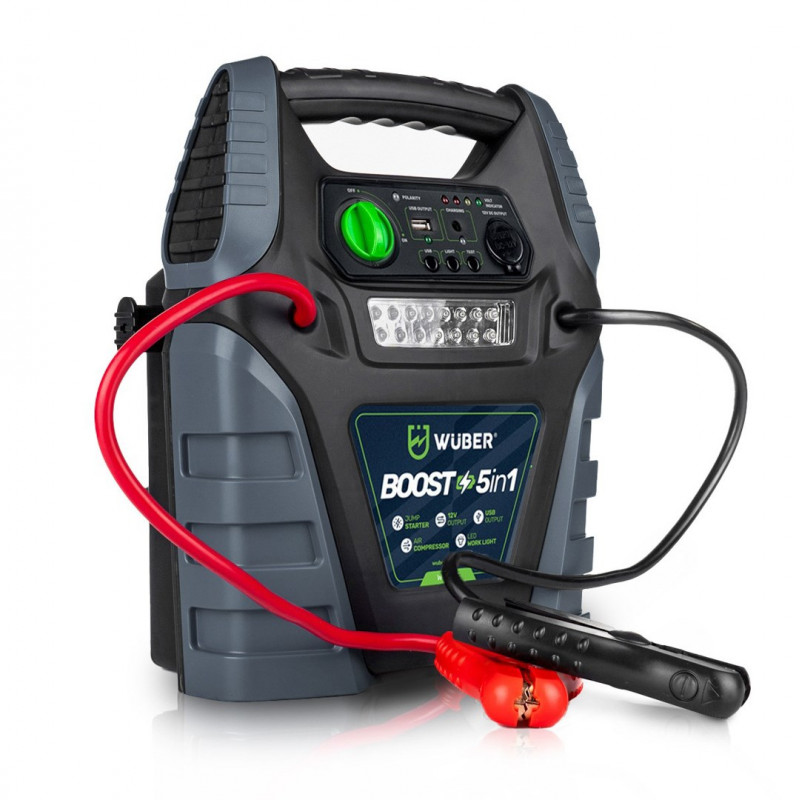 Wuber W14270 5-in-1 Booster-Luftkompressor mit Starthilfe