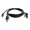 StarTech.com SKHDMMKVM-06-TAA TAA-konformes HDMI-KVM-Kabel, USB 2.0, 3,5-mm-Audio, 1,8 m