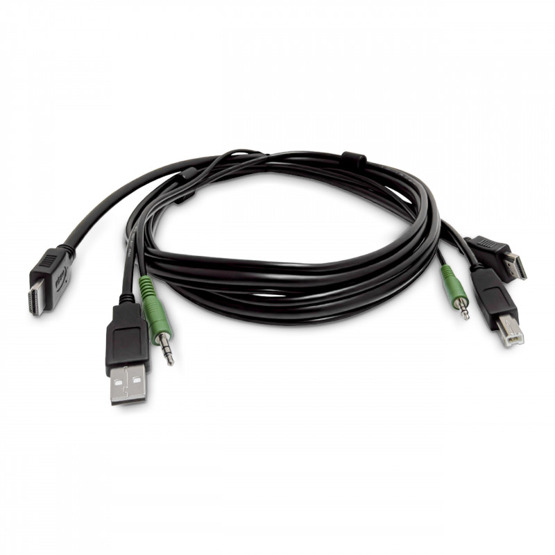 StarTech.com SKHDMMKVM-06-TAA TAA-konformes HDMI-KVM-Kabel, USB 2.0, 3,5-mm-Audio, 1,8 m