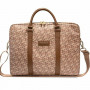 Guess GCube Stripes GUCB15HGCFSEW Laptoptasche, bis zu 16 Zoll, braun
