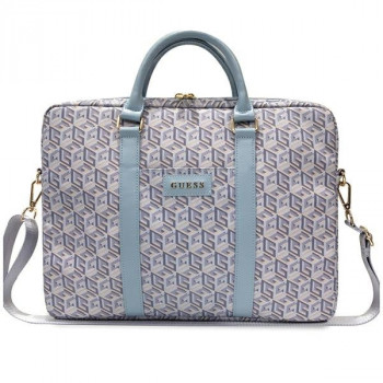 Guess GCube Stripes GUCB15HGCFSEB Laptoptasche, bis 16 Zoll, blau