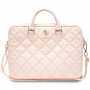 Guess GUCB15ZPSQSSGP 16-Zoll-Laptoptasche, Quilted 4G, pink