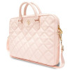 Guess GUCB15ZPSQSSGP 16-Zoll-Laptoptasche, Quilted 4G, pink