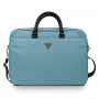 Guess GUCB15NTMLLB Laptoptasche bis 16 Zoll, Nylon Triangle Logo, blau
