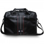 BMW BMCB15COMSCAKR Laptoptasche 15 Zoll, Carbon Red Stripes, schwarz