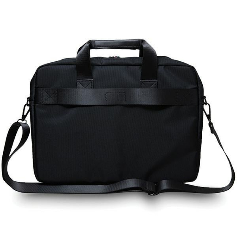 BMW BMCB15COMSCAKR Laptoptasche 15 Zoll, Carbon Red Stripes, schwarz