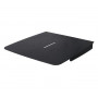 B-Tech BT7033/B Kleines AV-Zubehörregal (Stahl) zur Kragenmontage, 300 x 300 mm, schwarz