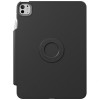 UNIQ Rovus Snapmount Magnetic 360 Rotating Detachable Tablet-Hülle für Apple iPad Pro 11 2024, schwarz