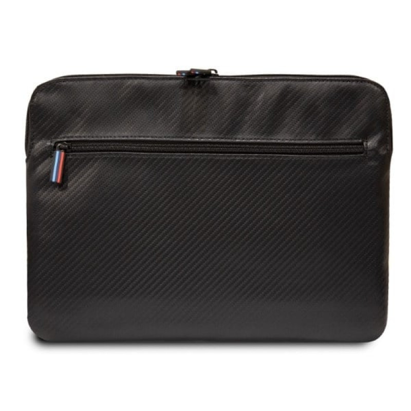 BMW BMCS14PUCARTCBK Laptophülle, 14 Zoll, schwarz Carbon Tricolor