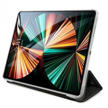 Karl Lagerfeld KLFC11OKHK Book Cover für Apple iPad Pro 11 2021 3. Gen., schwarz Saffiano Karl Head