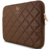 Guess Quilted 4G Laptophülle GUCS14ZPSQSSGW 14", braun