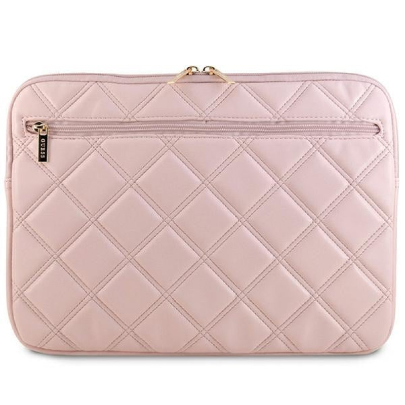 Guess Quilted 4G Laptophülle GUCS14ZPSQSSGP 14", pink