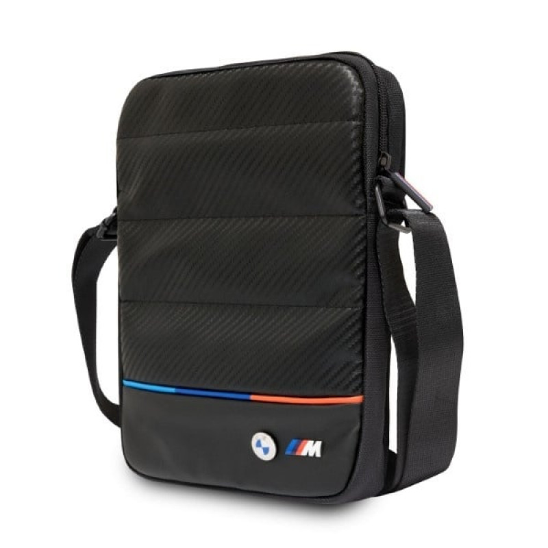 BMW BMTB10PUCARTCBK Carbon & Nylon Tricolor Tasche für 10" Tablets, schwarz