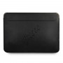 Guess GUCS13PUSASBK Saffiano Script Hülle für 13" Laptop, schwarz