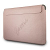 Guess GUCS13PUSASPI Saffiano Script Hülle für 13" Laptop, pink