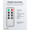 Goobay 75258 Kabellose LED-Weihnachtsbaumkerzen (20 Stk.), inkl. 20x AAA (LR03), Clips, Fernbedienung, Timer, dimmbar, warmweiß (2600 K)