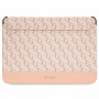 Guess GUCS14HGCFSEP Laptop-Hülle 14 Zoll, GCube Stripes, pink