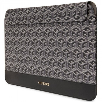 Guess GUCS14HGCFSEK Laptophülle 14 Zoll, GCube Stripes, schwarz